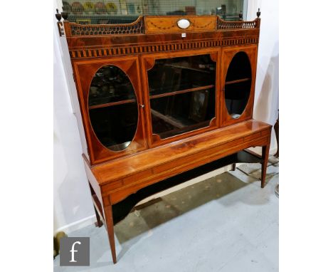 An early 19th Century parquetry inlaid and later converted square piano by Broderip &amp; Wilkinson Haymarket London, lacking