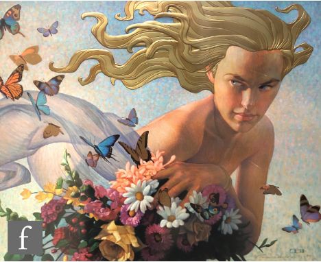 THOMAS BLACKSHEAR II (AMERICAN, BORN 1955) - 'Beauty and the Beast', photographic reproduction print, signed in pencil and nu
