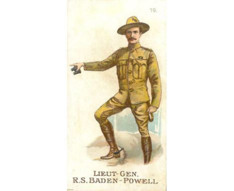 SMITH, Boer War Series coloured, part set, missing nos. 7, 8, 16, 22 &amp; 31, inc. Baden Powell, a few FR, mostly G, 45