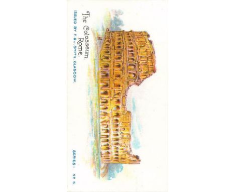 SMITH, Tour Around the World, inc. no. 4 Rome &amp; no. 9 Venice, postcard backs, VG, 2