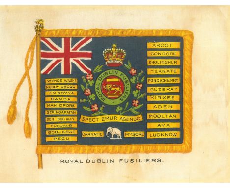 PHILLIPS, Regimental Colours &amp; Crests (postcard size), anonymous &amp; unnumbered, some fraying, G, 30