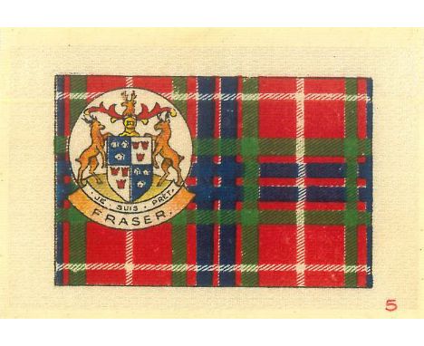 PHILLIPS, silks, Clan Tartans inc. medium (149) &amp; large (5), some BDV issue, with duplication, G to EX, 154*