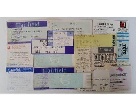 POP MUSIC, concert ticket selection, mainly 90s,  inc. Rubettes, Slade, Ray Charles &amp; Diana Krall, The Levellers, Pat Boo
