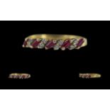 Ladies - Pleasing Quality 18ct Gold Ruby