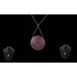 Art Deco Period Ladies - 15ct Gold and P