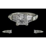Ladies - Superb 18ct White Gold Diamond
