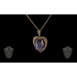 Ladies Pleasing Quality 9ct Gold Heart S