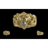 18ct Yellow Gold Naturalistic Open worke