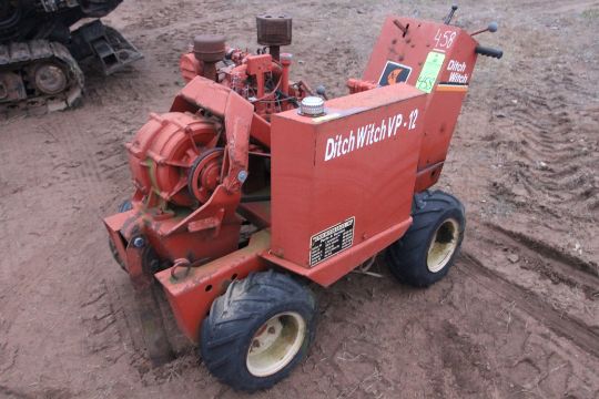 Ditch Witch Vp12 Cable Plow S N 160661 4x4 Gas Engine