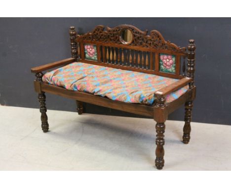 Late 19th Century Indian Rajasthan sofa bench 