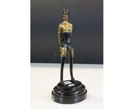 Art Deco style figure after Bruno Zach 'The Whip Girl' 