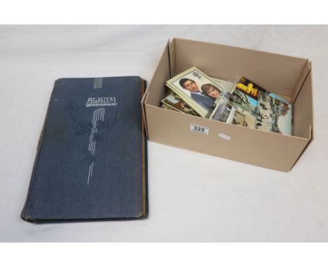 Small collection of vintage Postcards, mainly Topographical and a vintage Postcard Album