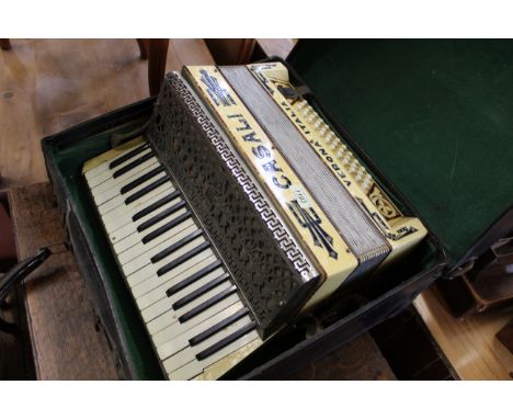 A vintage Casli Verona Italia piano accordion 
