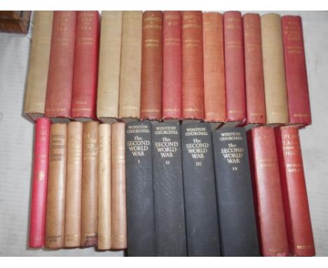 KIPLING, R. 21 vols. plus CHURCHILL, W. The Second World War vols. I-IV, 1st.eds. London (25)