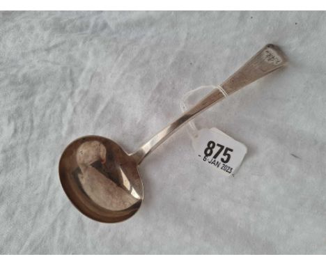 A George III ladle OE pattern London 1820 by TW & JH, 56g