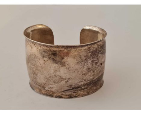 A Modernistic Silver Bangle  66 gms