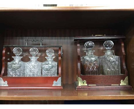 MODERN TWO DECANTER TANTALUSwith a three decanter tantalus