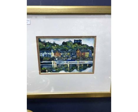 PRINT AFTER BRYAN EVANS,TOBERMORY DUSKMounted, framed and under glass