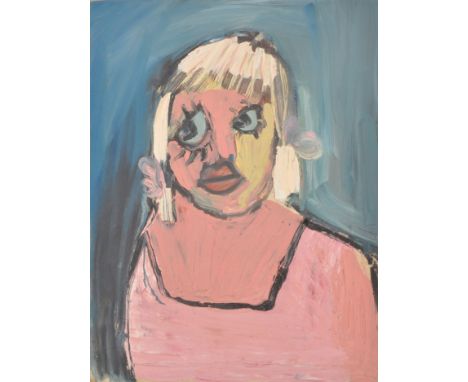 Kerstin McGregor (b. 1962-2012)
Untitled Portrait&nbsp;
Oil on canvas portrait painting
Unsigned
Measures approx. 67cm x 51cm