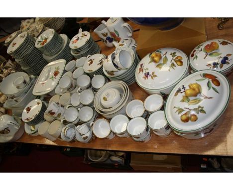 An extensive collection of Royal Worcester tablewares, mainly being in the Evesham Vale pattern 