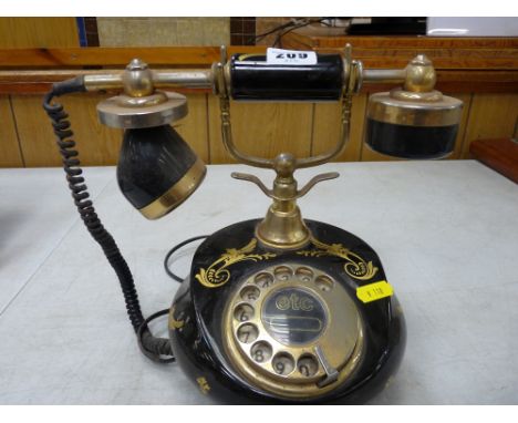 A vintage dial telephone