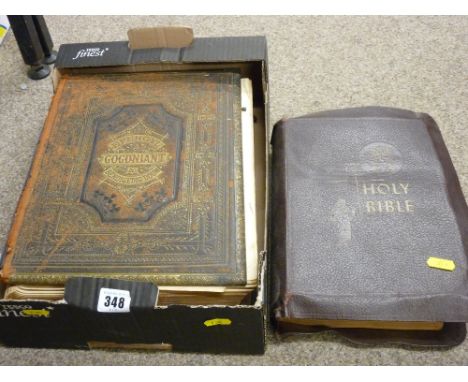A vintage family Bible &amp; one other