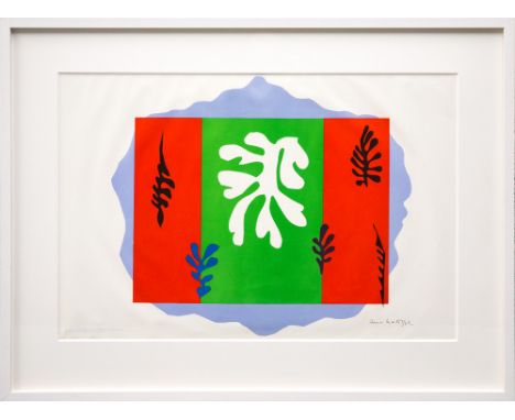 HENRI MATISSE, 'The Dancer', lithograph, 1949, edition of 200, from the School Prints European series, 93cm x 71cm, framed an