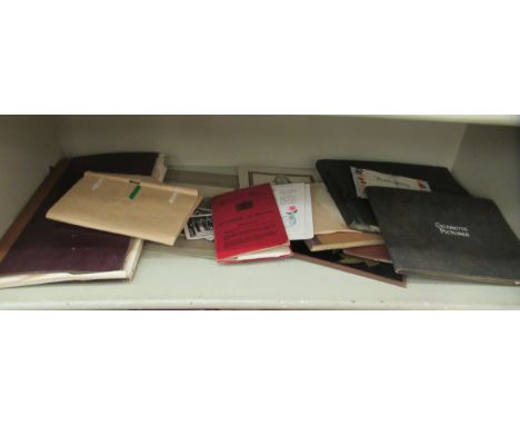 19th and 20thC ephemera: to include family photographs, squadron photographs, cigarette cards; and army related items&nbsp; 