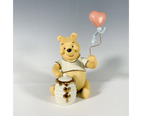 Lenox fine china Winnie the Pooh figurine accented with 24k gold. Lenox and Disney backstamps. Certificate of Authenticity in