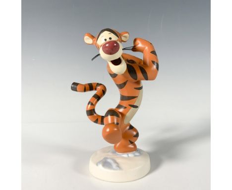 Porcelain figurine of Tigger from The Tigger Movie. Item #1227964. WDCC backstamp on the bottom. Certificate of Authenticity 
