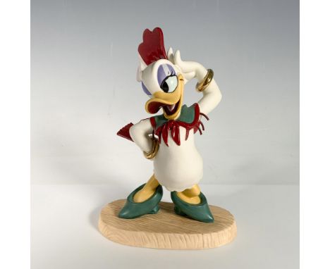 This porcelain figurine features Daisy Duck as Donna Duck from the movie, Don Donald. WDCC and Gold Circle Dealer backstamps.