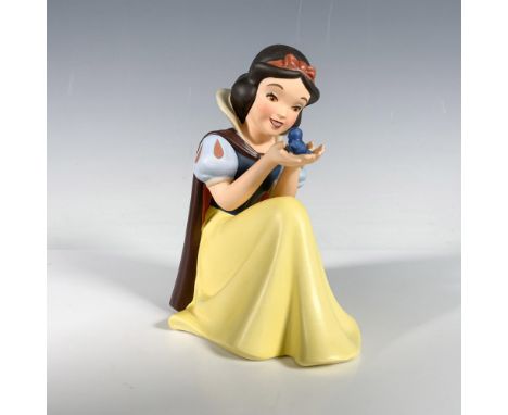 2002 Membership Gift titled Won't You Smile for Me? features Snow White from Snow White and the Seven Dwarfs kneeling down an
