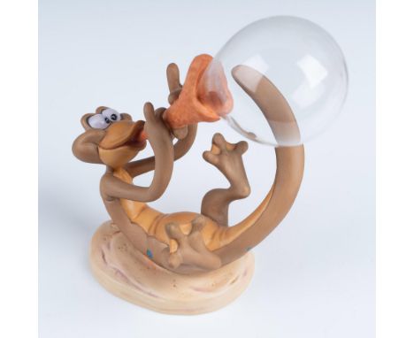 Porcelain figurine of Newt from The Little Mermaid. WDCC backstamp on the bottom. Certificate of Authenticity included. This 