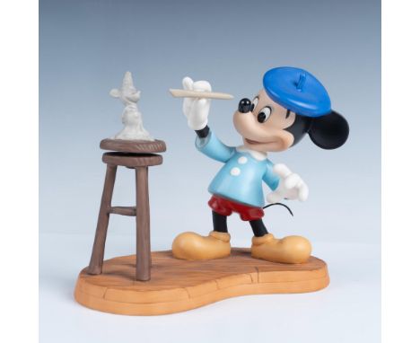 Porcelain figurine of Mickey Mouse. WDCC backstamp on the bottom. Certificate of Authenticity included. This item has its ori
