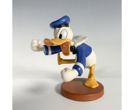 2004 Event Sculpture. Matte finish angry Donald Duck figurine from Orphan's Benefit. The title of the item is *!#@ Walt Disne
