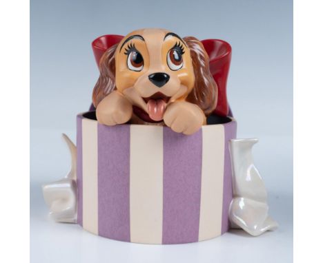 Titled A Perfectly Beautiful Little Lady, this 1999 sculpture was the year's member gift. It features Lady from Lady and the 