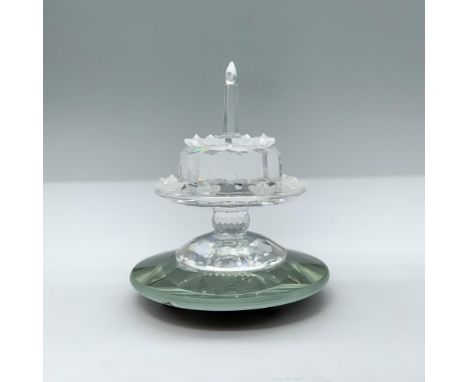 Limited edition SCS birthday cake made to commemorate the 5th anniversary of the SCS. Clear crystal cake on a stand decorated