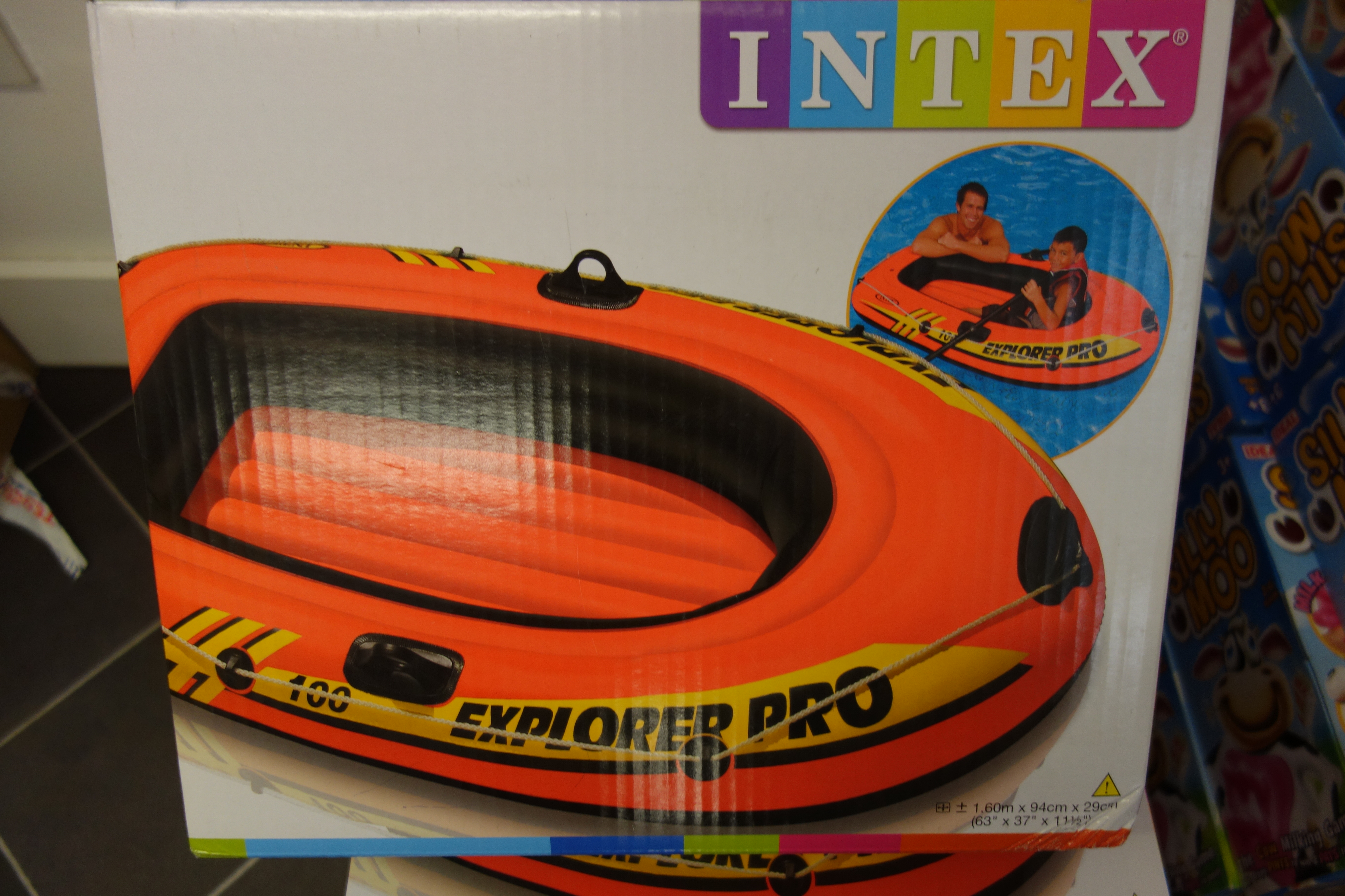 10 X Brand New Intex Explorer Pro 100 Inflatable Boats With All Round Grab Line