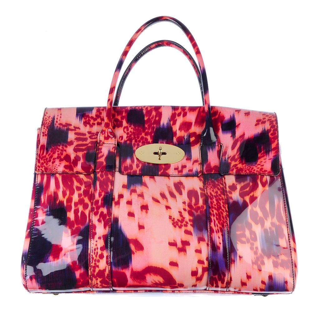 mulberry leopard print bag