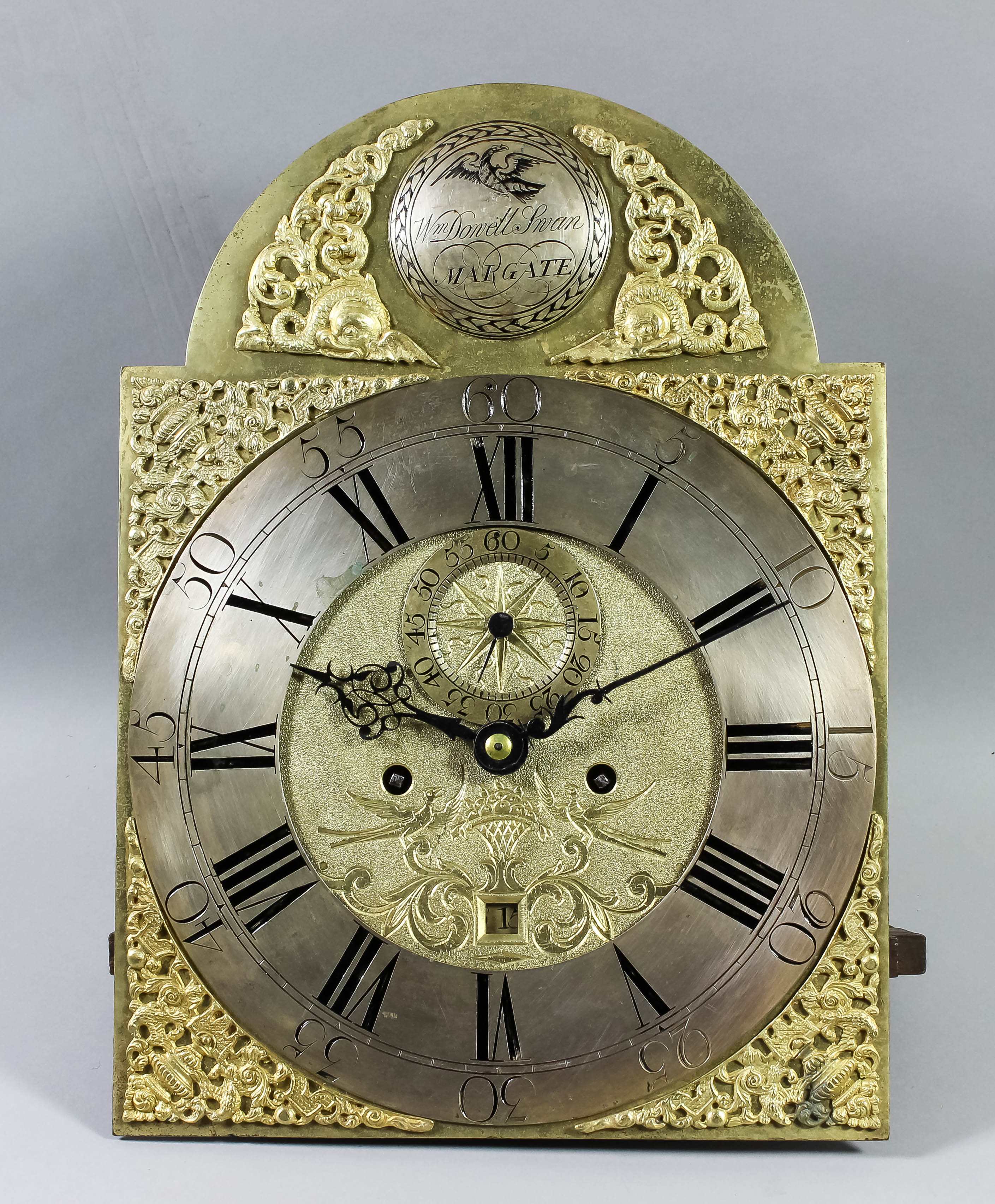 An 18th Century longcase clock movement by William Dowell Swan of