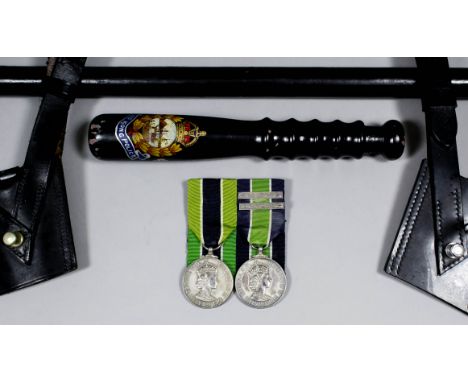 A pair of Elizabeth II Hong Kong Police medals to "Superintendent J.G. Mansell", comprising - Meritorious Service Medal and L