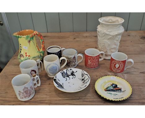 A QUANTITY OF BURLEIGH POTTERY including commemorative ware and others