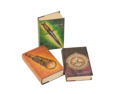 PULLMAN (PHILIP), [HIS DARK MATERIALS] 3 VOL. FIRST EDITIONS, FIRST IMPRESSIONS vol.I first issue signed by the author, Point