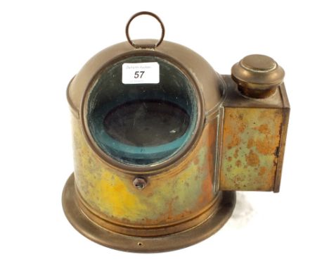 A Brass Sestrel binnacle compass