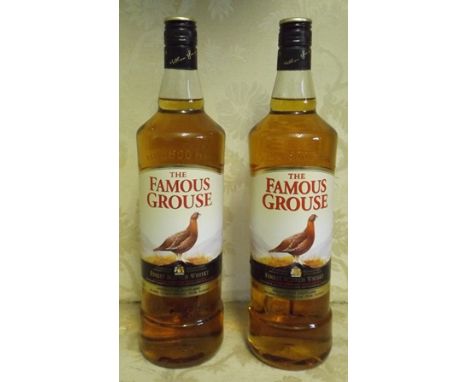 FAMOUS GROUSE Blended Scotch Whisky, 2 x litre bottles 