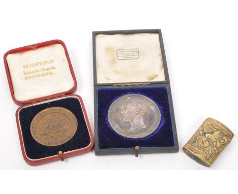 H. R. H. The Prince of Wales K. G. President - City and guilds of London institute. Dated 1898 Technological examination meda