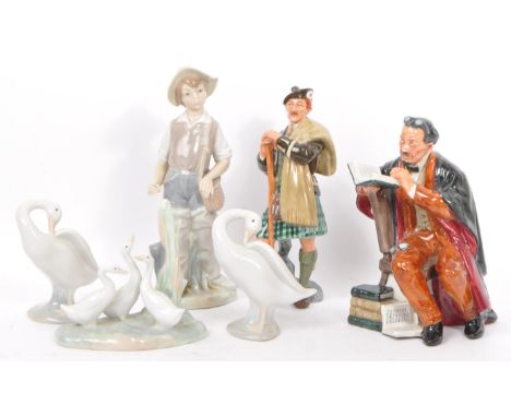 Lladro Nao &amp; Royal Doulton - A collection of vintage 20th century ceramics to include boxed and unboxed Nao and Lladro fi