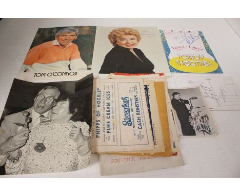 A Collection Of Theatre Programmes And Magic Show Programmes And Signatures From Fred Wiles Ruby Murray And Others&nbsp;