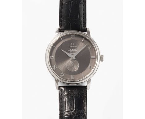 Omega "De Ville" , 2000er JahreEdelstahl-Gehäuse Nr. 1681070, 39 mm. Co-Axial Chronometer Automatikwerk Nr. 84992518, Omega C