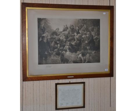 ~ T.A Gibb & Kay Robertson, ''Gone to Ground'', a black and white reproduction, together with an accompanying identification 